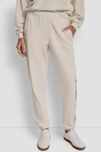 Exploded Rhinestone Varisty Logo High Rise Relaxed