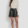 Faux Leather Shorts