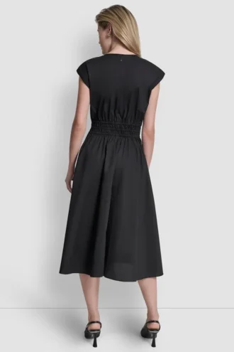 Floral Fit & Flare Midi Dress