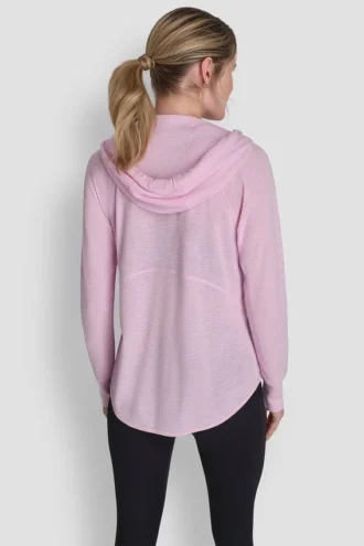 Full Zip Mini Waffle Hoodie