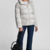 Funnel-Neck Lightweight Puffer Jacket