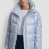 Funnel-Neck Lightweight Puffer Jacket