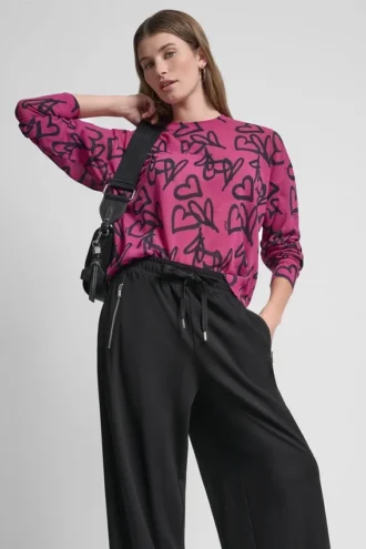 Graffiti Heart Sweater