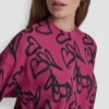 Graffiti Heart Sweater