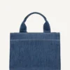 Hadlee Small Denim Logo Tote