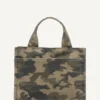 Hadlee Small Logo Embroidered Camo Tote