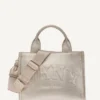 Hadlee Small Metallic Logo Tote