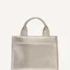 Hadlee Small Metallic Logo Tote