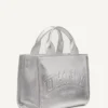 Hadlee Small Metallic Logo Tote
