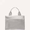 Hadlee Small Metallic Logo Tote