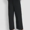 High Rise Cropped Wide Leg Pant
