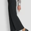 High Rise Cropped Wide Leg Pant