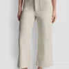 High-Rise Cropped Wide Leg Pants