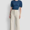 High-Rise Cropped Wide Leg Pants