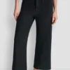 High-Rise Cropped Wide Leg Pants