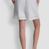 High-Rise Linen-Blend Short