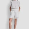 High-Rise Linen-Blend Short