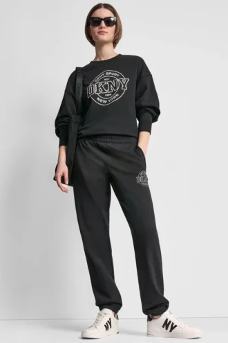 High-Rise Logo Relaxed Jogger