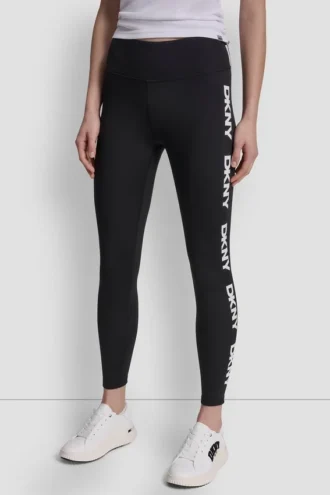 High-Rise Logo Trim 7/8-Length Legging