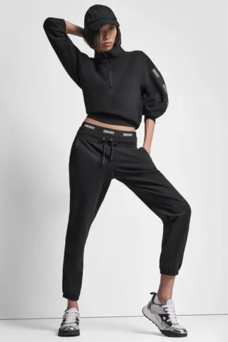 High-Rise Logo Waist Slim Jogger