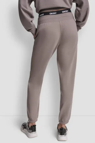 High-Rise Logo Waist Slim Jogger