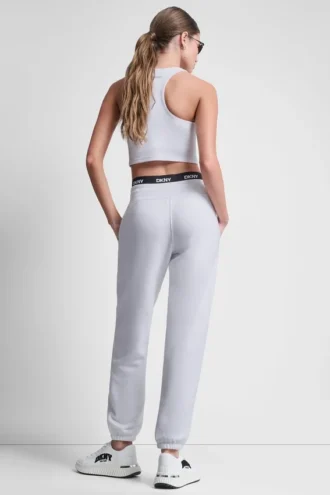 High-Rise Logo Waist Slim Jogger