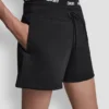 High-Rise Logo-Waist Sweat Shorts