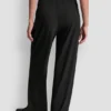 High-Rise Logo-Waist Wide-Leg Pant