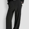 High-Rise Logo-Waist Wide-Leg Pant