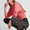High-Rise Ombré Logo 7/8-Length Legging