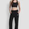 High-Rise Piped Track Pants