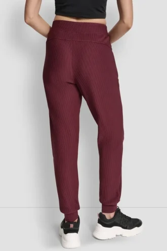 High-Rise Rib-Knit Jogger