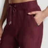 High-Rise Rib-Knit Jogger