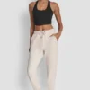 High-Rise Rib-Knit Jogger