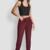 High-Rise Rib-Knit Jogger