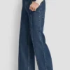High Rise Seamed Utility Wide Leg 32 Inch Inseam