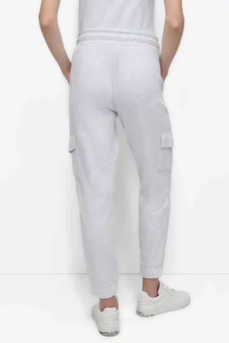 High-Rise Studded Logo Slim Jogger