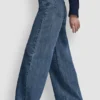High Rise Tailored Wide Leg