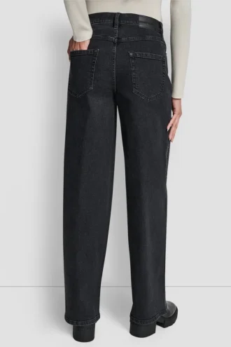 High Rise Wide Leg with Rhinestone Embellishment