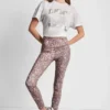 High Waist 7/8 Printed Legging with Pockets