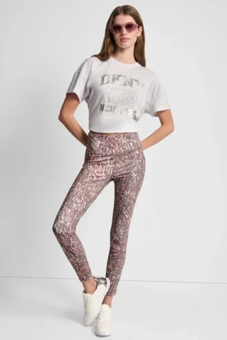 High Waist 7/8 Printed Legging with Pockets