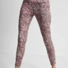 High Waist 7/8 Printed Legging with Pockets