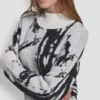 Intarsia Oversized Sweater