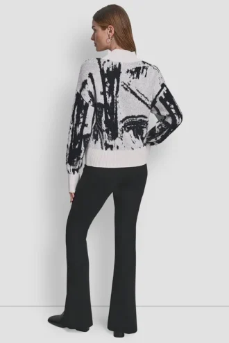 Intarsia Oversized Sweater