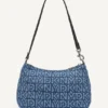 Jenny Denim Logo Shoulder Bag