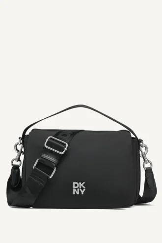 Jenny Logo Flap Shoulder Bag