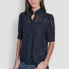 Lace Puff Sleeve Shirt