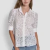 Lace Puff Sleeve Shirt