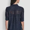 Lace Puff Sleeve Shirt