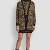 Leopard Jacquard Cardigan